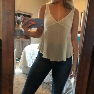 White Sheer Tank